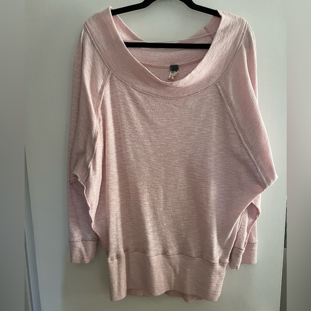 Free People pink shirt, Medium